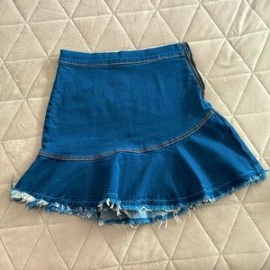 Denim Stradivarius skirt size:xs stretch